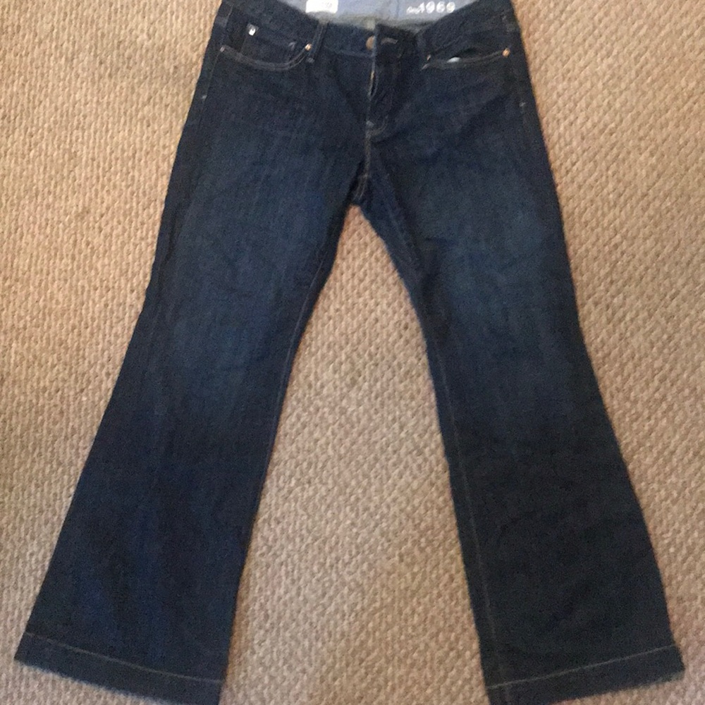 Gap 1969 Long & Lean dark wash jeans